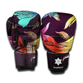 Colorful Pisces Sign Print Boxing Gloves
