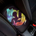 Colorful Pisces Sign Print Car Center Console Cover