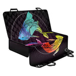 Colorful Pisces Sign Print Pet Car Back Seat Cover