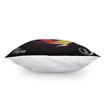 Colorful Pisces Sign Print Pillow Cover