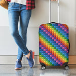 Colorful Plastic Building Blocks Print Luggage Cover