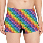 Colorful Plastic Building Blocks Print Men's Boxer Briefs