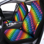 Colorful Plastic Building Blocks Print Universal Fit Car Seat Covers