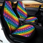 Colorful Plastic Building Blocks Print Universal Fit Car Seat Covers