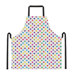 Colorful Polka Dot Pattern Print Apron