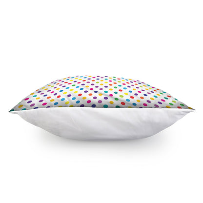 Colorful Polka Dot Pattern Print Pillow Cover