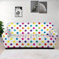Colorful Polka Dot Pattern Print Sofa Cover