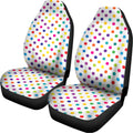 Colorful Polka Dot Pattern Print Universal Fit Car Seat Covers