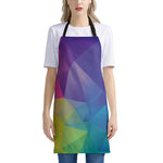 Colorful Polygonal Geometric Print Apron