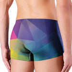 Colorful Polygonal Geometric Print Men's Boxer Briefs