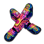 Colorful Psychedelic Kaleidoscope Print Muay Thai Shin Guard