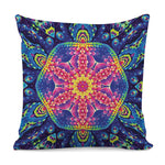 Colorful Psychedelic Kaleidoscope Print Pillow Cover