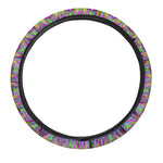 Colorful Psychedelic Optical Illusion Car Steering Wheel Cover