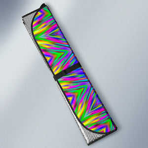 Colorful Psychedelic Optical Illusion Car Sun Shade GearFrost