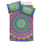 Colorful Psychedelic Optical Illusion Duvet Cover Bedding Set