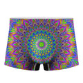 Colorful Psychedelic Optical Illusion Men's Boxer Briefs