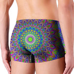 Colorful Psychedelic Optical Illusion Men's Boxer Briefs