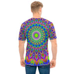 Colorful Psychedelic Optical Illusion Men's T-Shirt