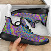 Colorful Psychedelic Optical Illusion Mesh Knit Shoes GearFrost