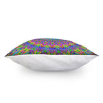 Colorful Psychedelic Optical Illusion Pillow Cover