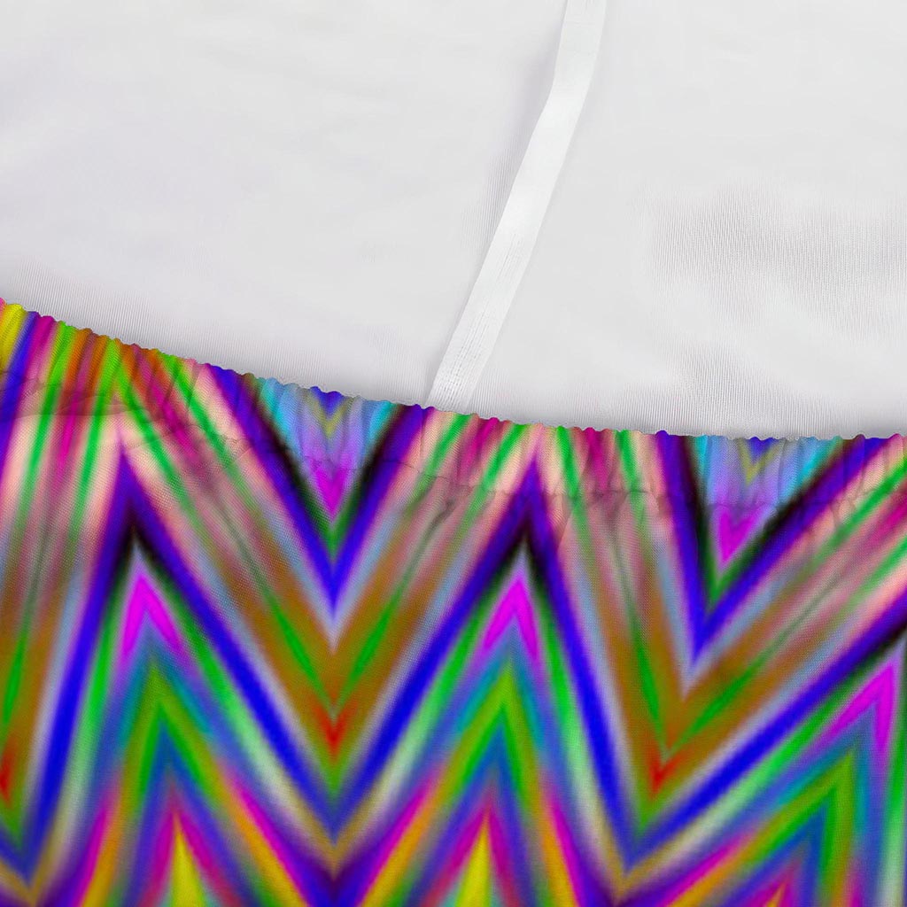 Colorful Psychedelic Optical Illusion Sofa Cover