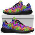 Colorful Psychedelic Optical Illusion Walking Shoes