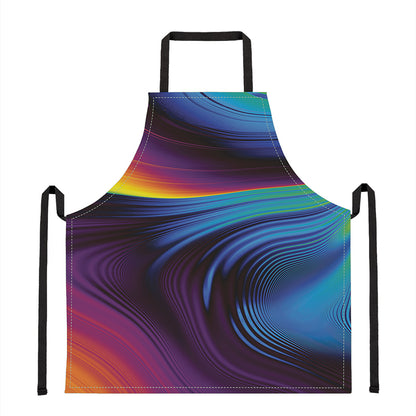 Colorful Psychedelic Print Apron