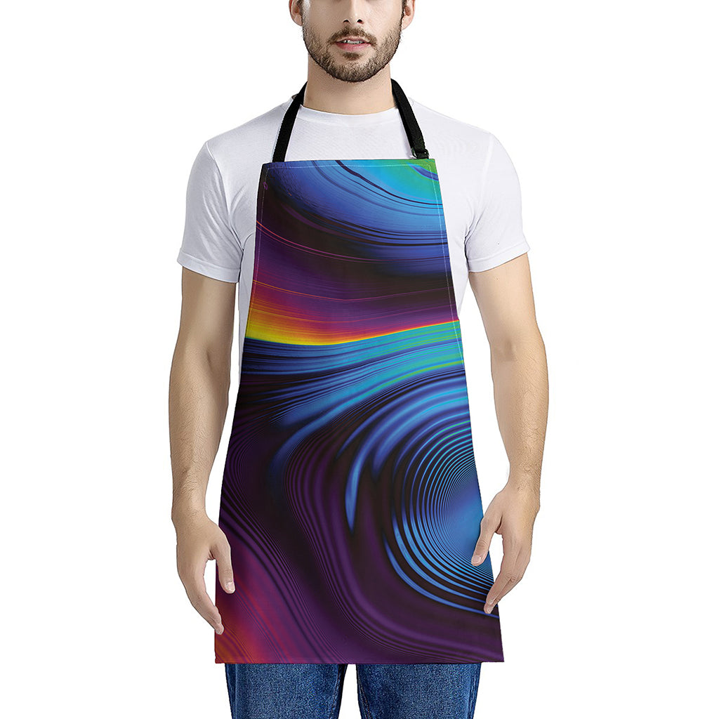 Colorful Psychedelic Print Apron