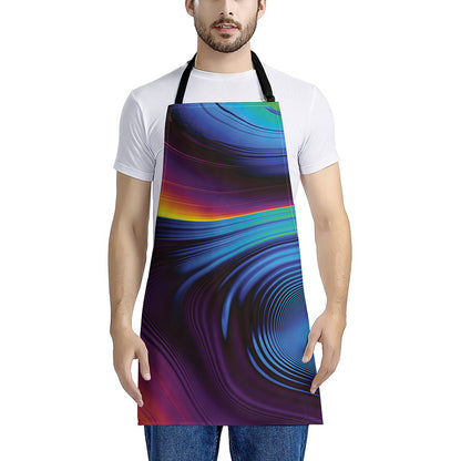 Colorful Psychedelic Print Apron