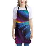 Colorful Psychedelic Print Apron