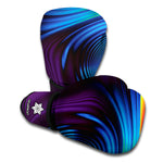 Colorful Psychedelic Print Boxing Gloves