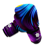 Colorful Psychedelic Print Boxing Gloves