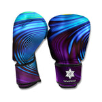 Colorful Psychedelic Print Boxing Gloves