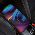 Colorful Psychedelic Print Car Center Console Cover