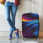 Colorful Psychedelic Print Luggage Cover