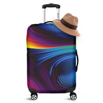 Colorful Psychedelic Print Luggage Cover