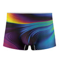 Colorful Psychedelic Print Men's Boxer Briefs