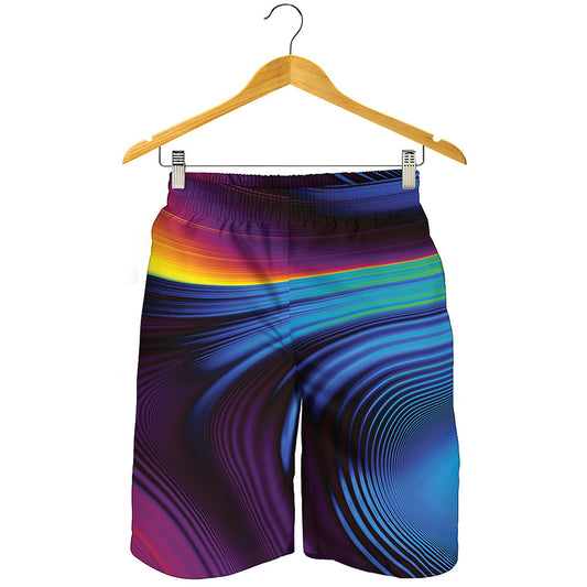 Colorful Psychedelic Print Men's Shorts