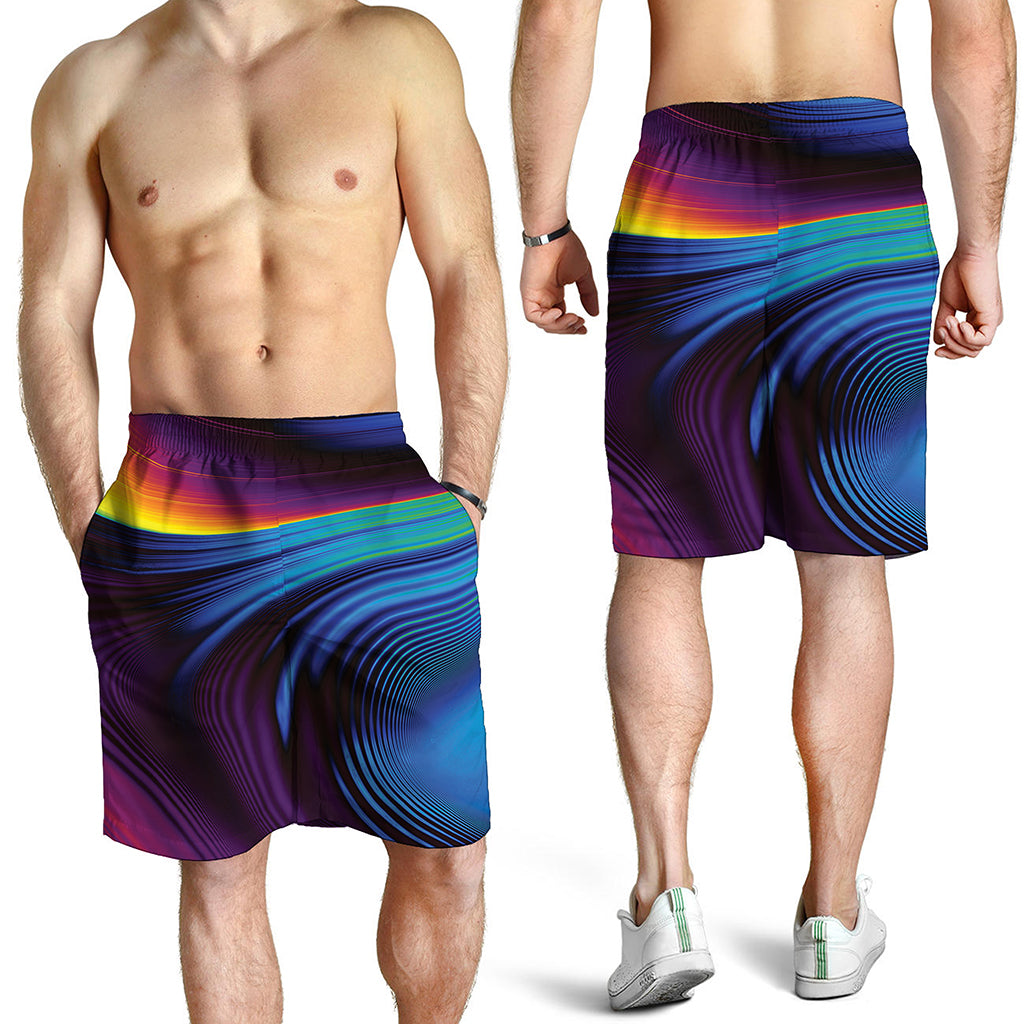 Colorful Psychedelic Print Men's Shorts