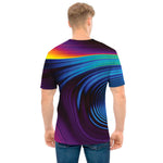 Colorful Psychedelic Print Men's T-Shirt