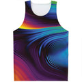 Colorful Psychedelic Print Men's Tank Top