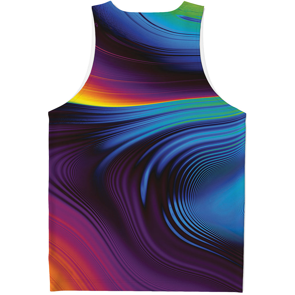 Colorful Psychedelic Print Men's Tank Top
