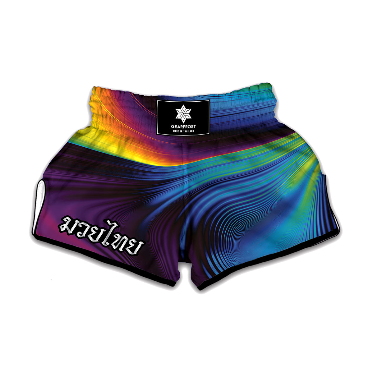 Colorful Psychedelic Print Muay Thai Boxing Shorts
