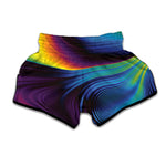 Colorful Psychedelic Print Muay Thai Boxing Shorts