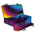 Colorful Psychedelic Print Pet Car Back Seat Cover