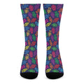 Colorful Robot Pattern Print Crew Socks