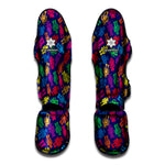 Colorful Robot Pattern Print Muay Thai Shin Guard