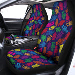 Colorful Robot Pattern Print Universal Fit Car Seat Covers