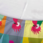 Colorful Rooster Pattern Print Sofa Cover