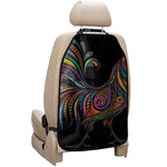 Colorful Rooster Print Car Seat Organizers
